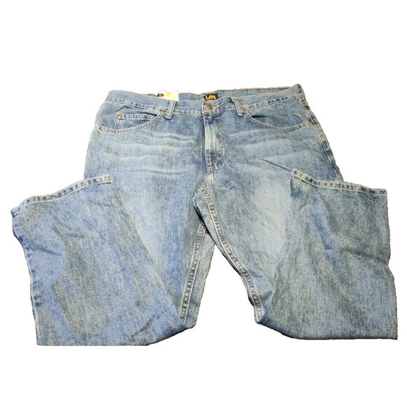 Lee Jeans Regular Fit Straight Leg Men's Size 38x29-Denim Jeans - Picture 1 of 6